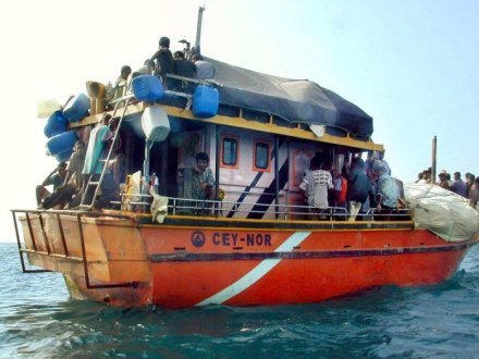 Bateau de migrants Sri Lankais